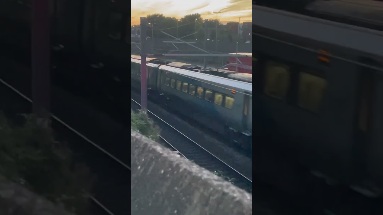 Transpenine express class 802 passing by manchester highway