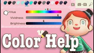 Color Tools, Help, & Tips for ACNH Custom Designs