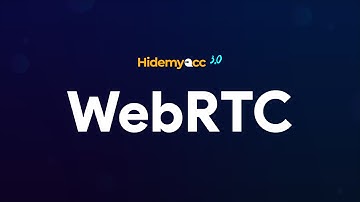 Hidemyacc 3.0 | Lưu ý khi bật/tắt WebRTC trên Hidemyacc 3.0