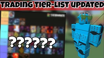 Updated Trading Tier-List (Demand & Rarity) Showcase | A Bizzare Day