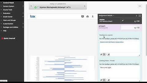 Unable to download instructor feedback inserted file - Blackboard Learn Reported Problem