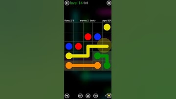 Flow Free, Bonus Pack, Easy Level 14 (5×5)