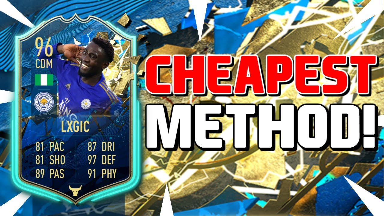 WILFRED NDIDI CHEAPEST METHOD & COMPLETED FIFA 20 ULTIMATE TEAM