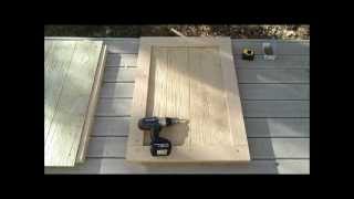 6-how To Build A Shed Door - How To Build A Generator Enclosure