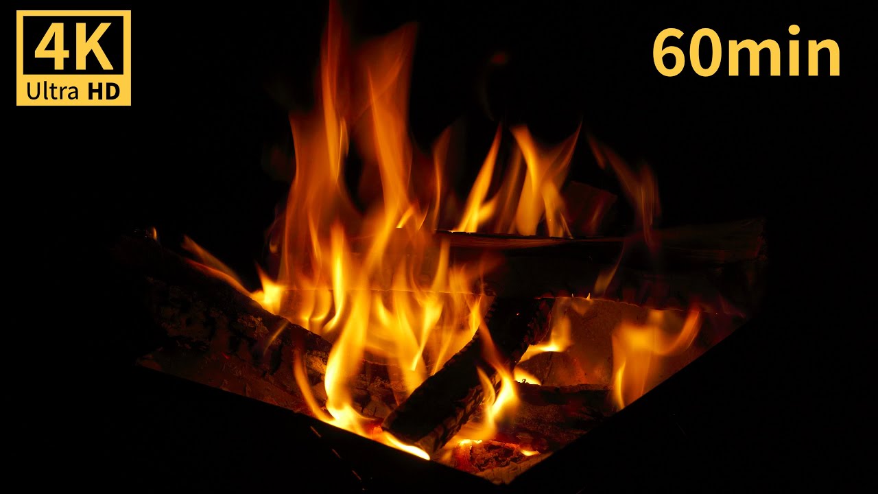 4k高画質 夏の終わりの焚火1時間 パチパチはぜる音と虫の音 リラックス 睡眠導入 作業 勉強用bgm Youtube