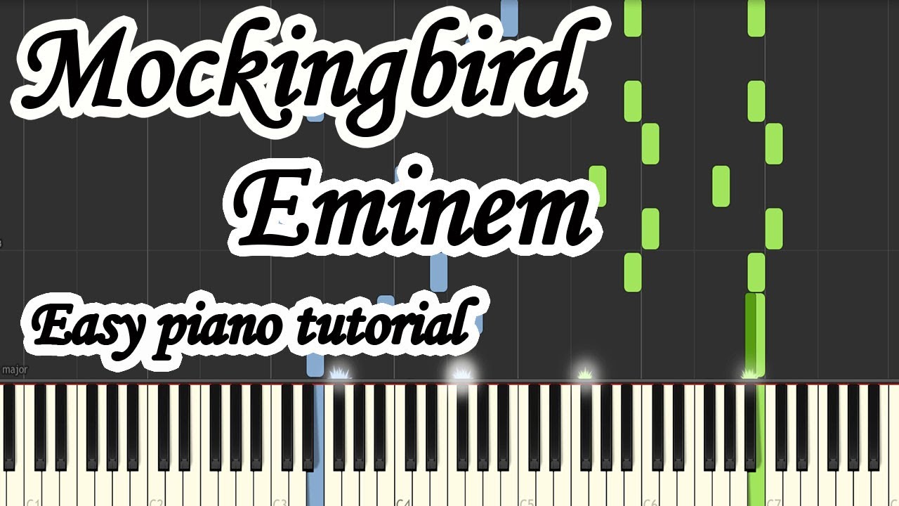 Mockingbird – Eminem (easy) Sheet music for Piano (Solo