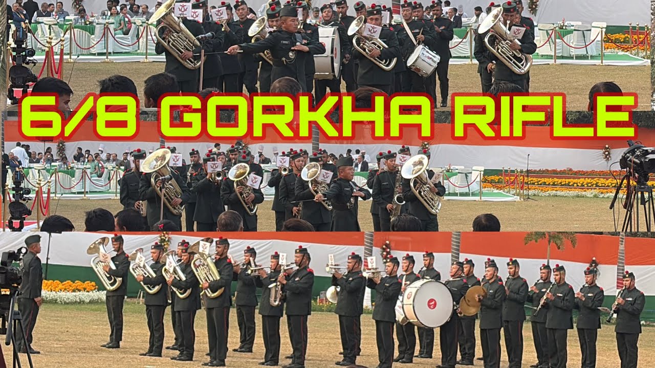 6/8 Gorkha Rifle Band Jharkhad Ranchi 2026 ||Indian Army Band ||New Army Band Display India 2026 
