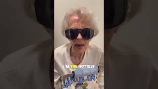 Grandma tries to rap