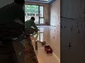 This Floor Tile Finish Is Glass-Smooth#TileWork #PrecisionInstall