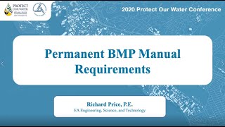 Permanent BMP Manual Requirements