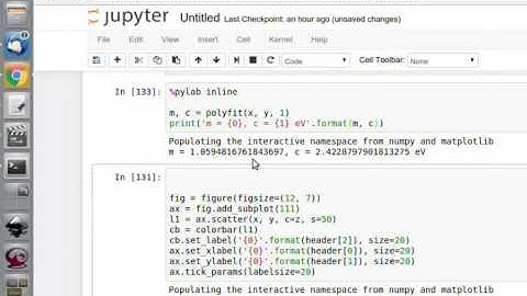HiPy | Reading .csv files and scatterplot | PART III