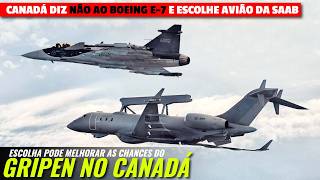 Semana de vitórias da SAAB (fabricante do GRIPEN): Canadá escolhe o GlobalEye, em vez do Boeing E-7