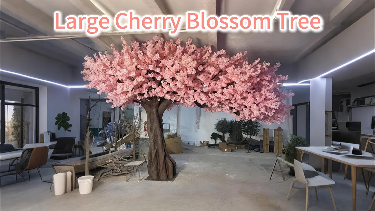 How to Decorate with Customizable Large Artificial Cherry Blossom Tree 🌸Hotel, Mall, and Restaurant
