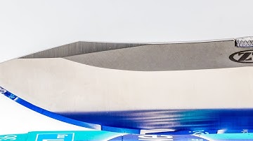 Sharpening the Zero tolerance 0630 with the Wicked edge, and tested on the Edgeonup.