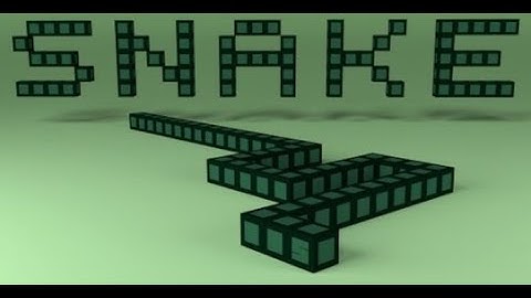 How To Create Snake Game Using CMD  Command Prompt