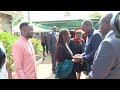 SEE WHAT HAPPEN TO PRESIDENT RUTO`S WIFE WALKOUT AFTER RUTO HAGGING TO CDF OGOLLA WIFE IN KAREN