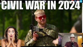 Civil War | Official Trailer HD | A24 | Reaction!