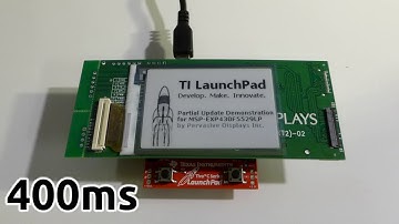 Pervasive Displays Epaper Partial Update Demo