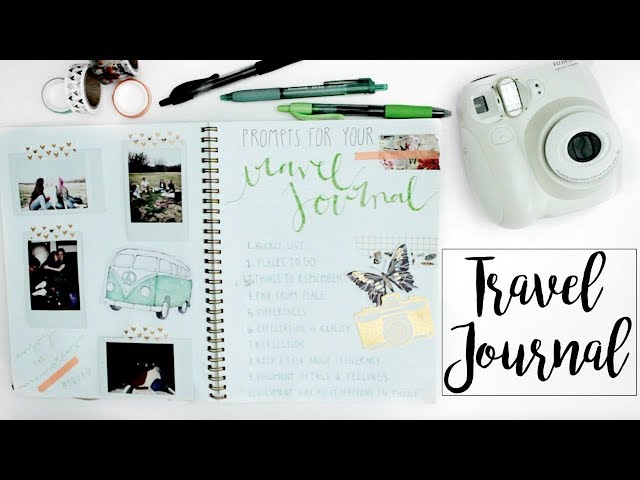 60+ Travel Journal Prompts To Help You Document Your Journey! 2024  Travel  journal scrapbook, Art journal pages, Travel journal prompts