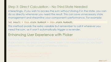 Solving Math with State Variables in React Native