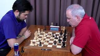 Hikaru Nakamura vs Garry Kasparov  St Louis Blitz 2017