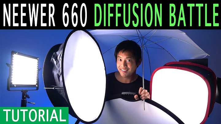 How to diffuse your Neewer 660 LED Panels | Budget | GVM 800D and many more