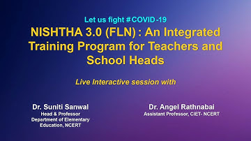 Webinar on ICT Tools: NISHTHA 3.0(FLN):An Integrated Training Program for Teachers and School Heads