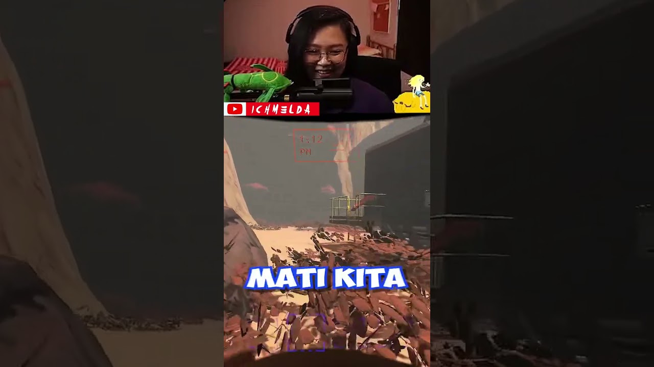 Pura-pura jadi zombie WKWK 