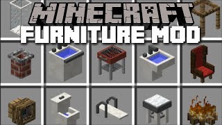 Minecraft FURNITURE MOD / ASSEMBLE HUGE HOUSES IN MINECRAFT IN MINUTES!! Minecraft screenshot 1