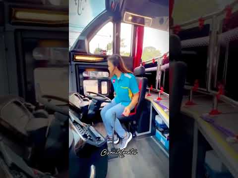 Supir Bus Cantik#supirindonesia