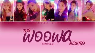 DIA(다이아) _ WOOWA(우와) {COLOR CODE LYRICS} / 가사 [Han|Rom|Eng]