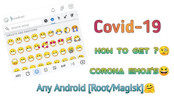 [ Covid19] How to get Corona Emoji