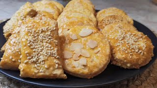 Соленое печенье с сыром и кунжутом. 🍪🍪🍪