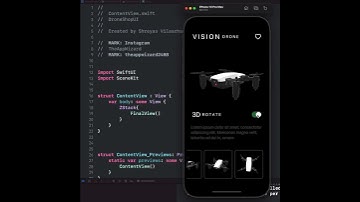 3D DRONE APP CODE FOR BEGINNERS || #shorts