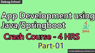 Full Backend Programming Language | App Devlopment with Java/Springboot with mysql DB | Part 1 Out 7 Guide
