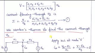 #BEC304 state and prove Norton's theorem--- Important