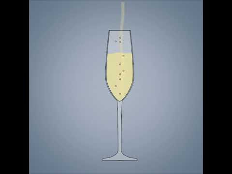 Animated Sticker: Champagne
