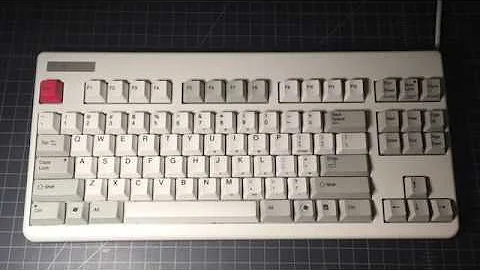 Realforce 87U Tenkeyless 55g keyboard typing test (what a Topre sounds like)