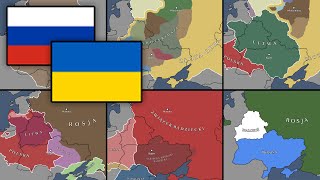 Ukraina i Rosja - Historia na mapach i tezy Putina