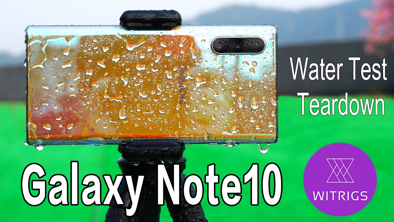  New  Waterproof Test | Samsung Note 10 waterproof rating?