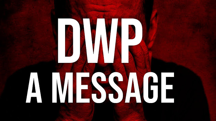 🛑 A MESSAGE TO THE DWP YOU NEED TO LISTEN!