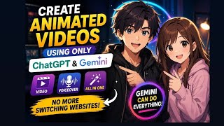 How to Make Anime-Style Animated Videos Using ChatGPT & Gemini 🤯🎬 screenshot 5