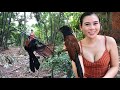 Yu Mi Life Style - Trap Coucal And Cooking Dilicious/Bìm Bịp Xào Măng Tây/ YuMi Daily Life