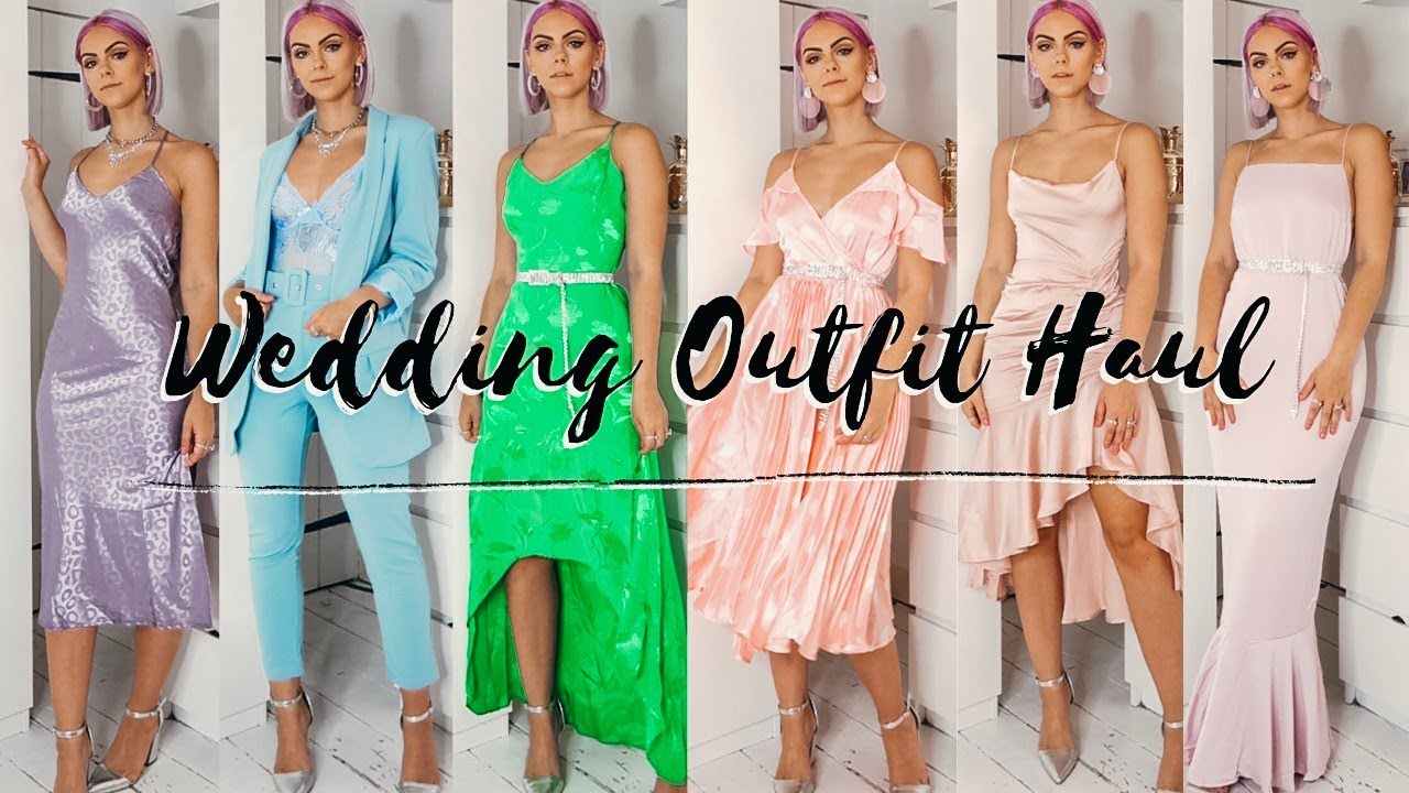 boohoo wedding guest dress