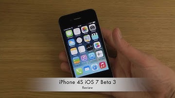 iPhone 4S iOS 7 Beta 3 - Review