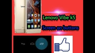 How To Enable Soft Keys ( Navigation Bar ) on Lenovo VIBE K5 screenshot 1