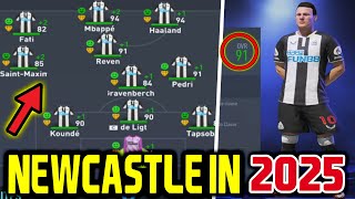 EXPERIMENT: NEWCASTLE in 2025 (91 Created Player)  FIFA 22 Career Mode/Modo Carrera/Karrieremodus