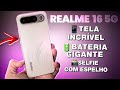 REALME 16 5G - BATERIA GIGANTE, TELA INCRÍVEL E SELFIE COM ESPELHO, vale a pena comprar?