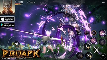 Honor of Heirs Android Gameplay (3D Open World MMORPG) (CBT)