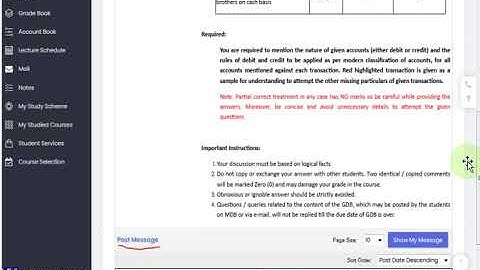 How to Submit GDB in VU LMS | GDB | How to Post GDB (Graded Discussion Board) in LMS By VU Learning